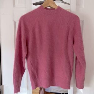 Vintage pink angora sweater